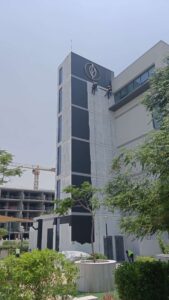 Rope Access paint work at Olivara Residences
