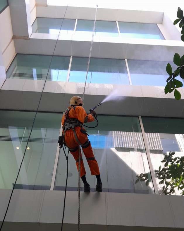 pressure washing